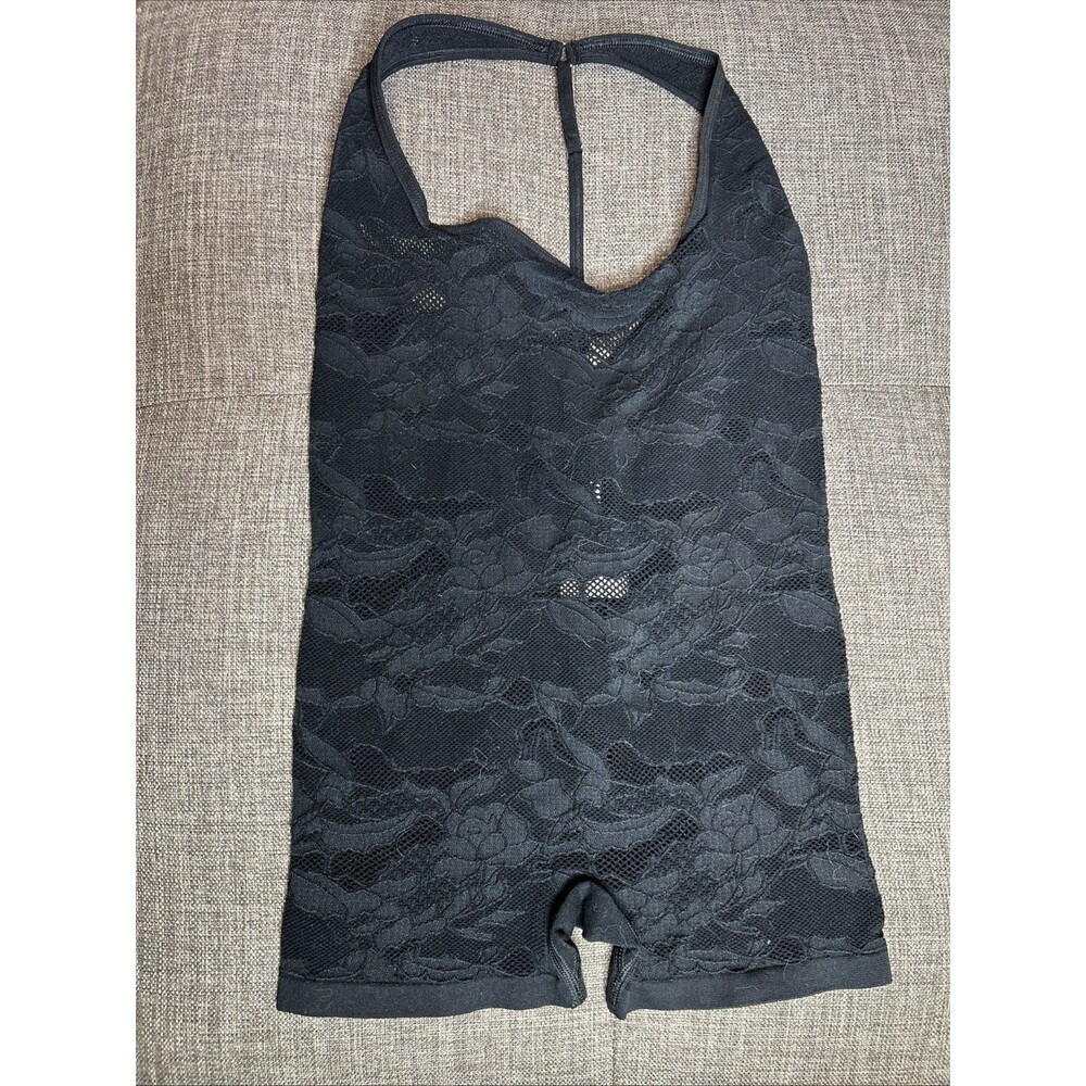 Anthropologie LyreBird Lace Bodysuit Seamless Size L/XL Black NEW